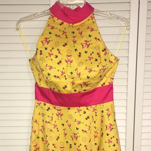 summer themed disney halter dress